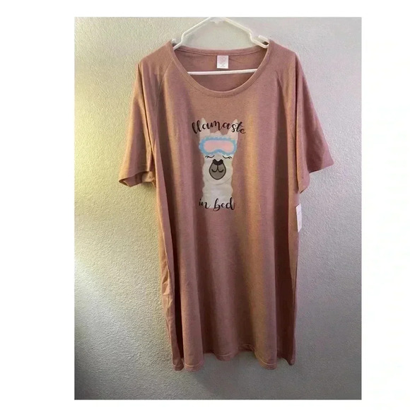 🆕 Plus Size Graphic Sleep Dress from Love at First Sight 2X🆕 - Picture 7 of 11